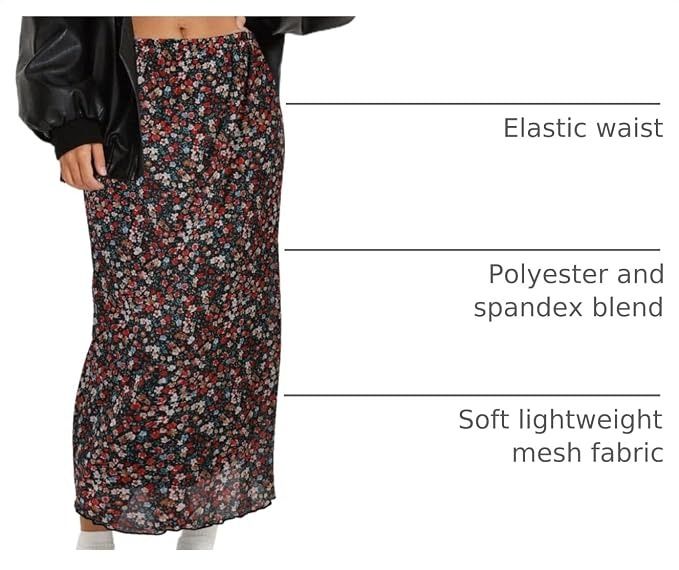 Floral Print Maxi Skirt image 4